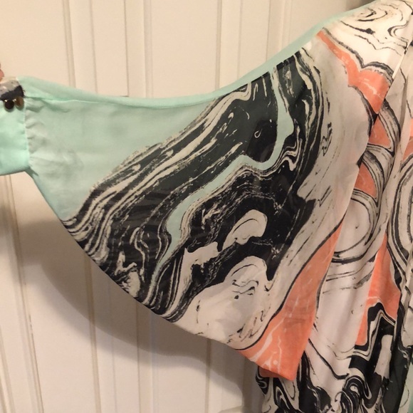 DVF Fleurette Dress in color Spring Marble. Never worn.NWT - Picture 4 of 10